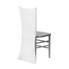 CV Linens 6156us Spandex Chiavari Chair Back Cover White