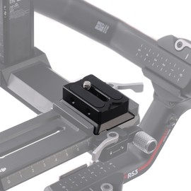 Hersmay Raised Tripod Plate Quick Release Plate for DJI Ronin RS2 RSC2 RS3 Pro Arca-Swiss Camera Tripod Head