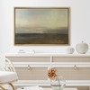 SIGNLEADER Framed Canvas Print Wall Art Black Abstract Pastel Landscape