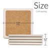 CoasterStone Boston Absorbent Set of Four Drink Coasters, 4.25 (AS9440)