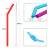 Reusable Silicone Straws for Toddlers & Kids - 6 pcs