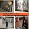 Stair Gates for Dogs Portable 89x78cm Puppy Gates Indoor No