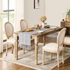 ZeeMart Farmhouse Table Runner, Rustic Table Runners 72 Inches Long,