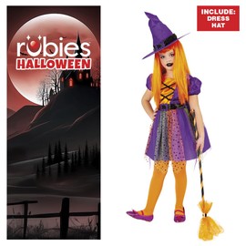 Rubies Girls' Disfraz Bruja Superstar Purpy Inf Costumes, Multicoloured, L, multi-coloured