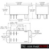 T92P7D22-12 Power Relay (2-Pack), 30A 12VDC DPST-NO 6-Pin, Compatible with