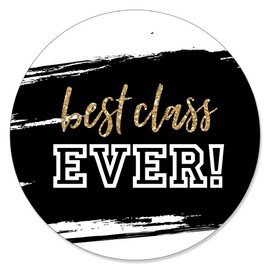 Reunited - School Class Reunion Party Circle Sticker Labels - 24 Count