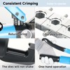 10 US Ton Hydraulic Crimper Tool Kit with Cable Cutter,