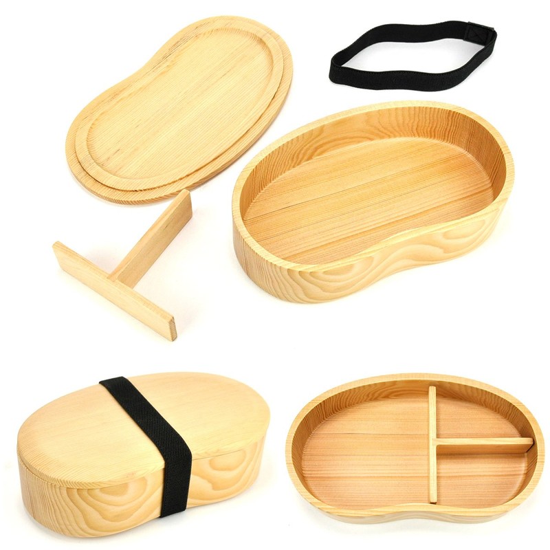[ratoruuddo] RattleWood Lunch Box Lunch Bag with Lunch Box Wood
