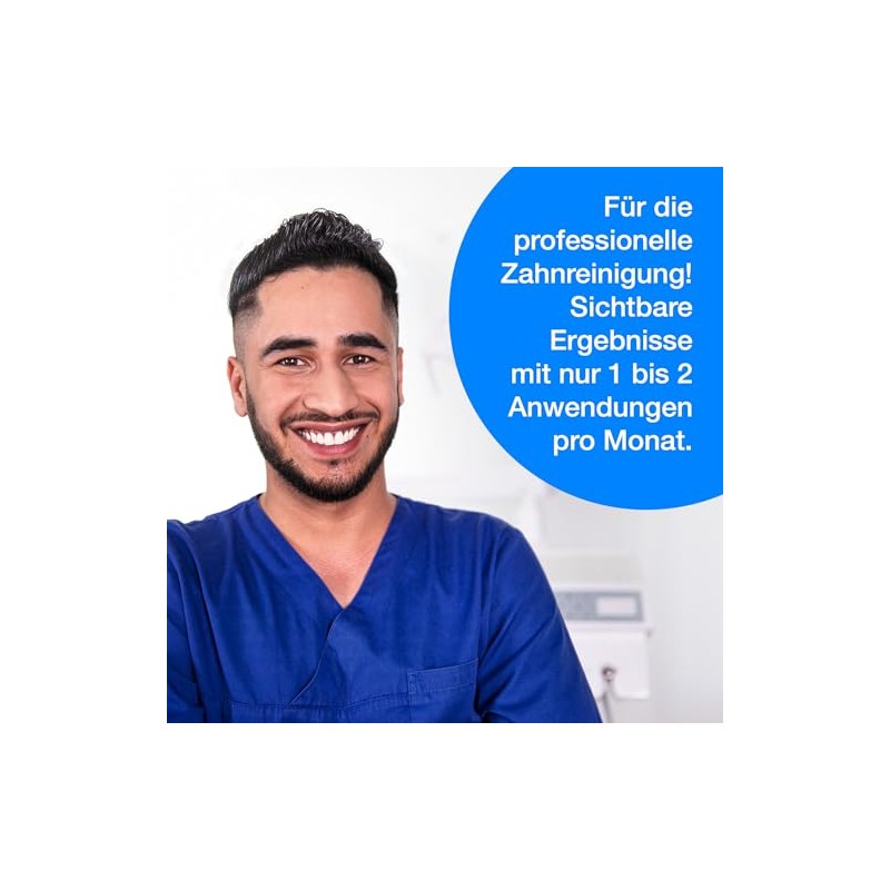 Polierpaste professional, Zahnpolierpaste mit Hydroxylapatit, Reingungspaste für Zähne 10 x
