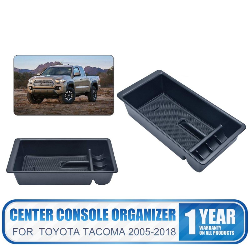 Center Console Organizer Compatible with Toyota Tacoma 2005-2015 & 2016-2019