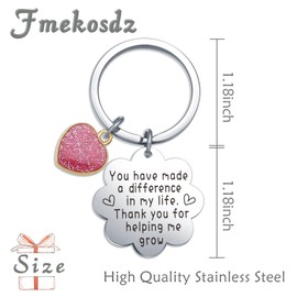 Fmekosdz Teacher Gifts Teacher Appreciation Gifts Teachers Day Jewelry For Tutor Gifts Mentor Keychain Professor Jewelry Coach Retirement Gifts For Mom Gift Instructor Keychain