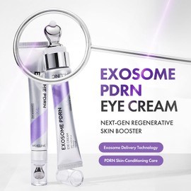 MAXCLINIC PDRN Crema de ojos – Advanced C-Zone Crema hidratante debajo de los ojos para ojeras, ojos e hinchazón con centella asiática, ADN de salmón PDRN exosomas y 9 péptidos – Cuidado de la piel