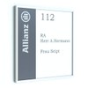 Logistic Sign System Tenuis Door Sign for Office (120/120 mm)