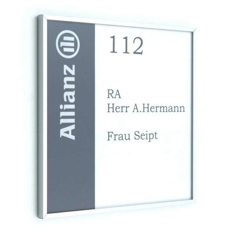 Logistic Sign System Tenuis Door Sign for Office (120/120 mm)