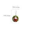 COLLBATH Xmas Dangler Earrings 6 Pack Christmas Ear Jewelry Trendy