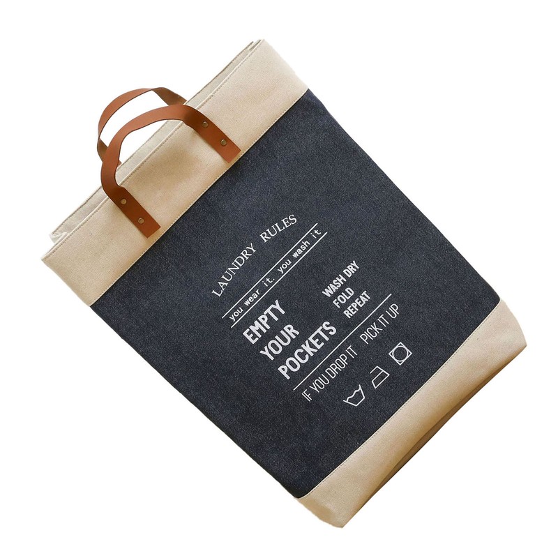 Laundry Basket Grocery Bag Jute Large Capacity Dirty Clothes Storage