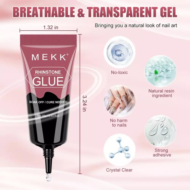 MEKK 손톱을 위한 MEKK 라인스톤 크리스탈 구슬 참 다이아몬드 및