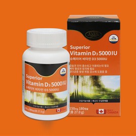See detailed page Evergreen Superior Vitamin D3 5000IU 150mg x 180 capsules x 2 Vitamin D / 에버그린 슈페리어 비타민D3 5000IU 150mg x 180캡슐 x 2개 비타민D