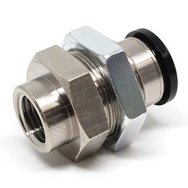 Nippon Pisco CPP15-6B Light Coupling, 15 Series Plug, Straight One-Touch Fitting Type