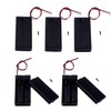 LAMPVPATH 5Pcs 2 AA Battery Holder with Switch, 2X 1.5V