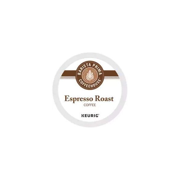 Barista Prima Espresso Roast Coffee Keurig K-Cups, 18 Count