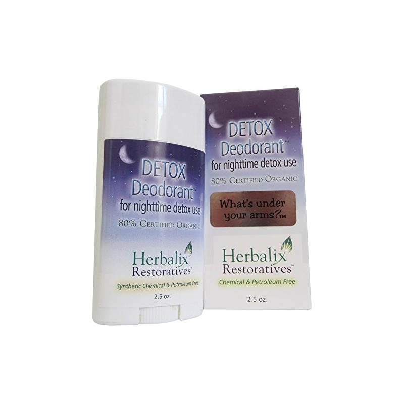 Herbalix Restoratives Nighttime Detox Cleansing Deodorant, 2.5 Ounce