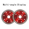 marddpair 5Pcs 4 Inch Diamond Porcelain Saw Blades Ceramic Cutting