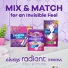 Always Radiant Pads, Size 4, Overnight Absorbency, Scented, 20 Count(Pack