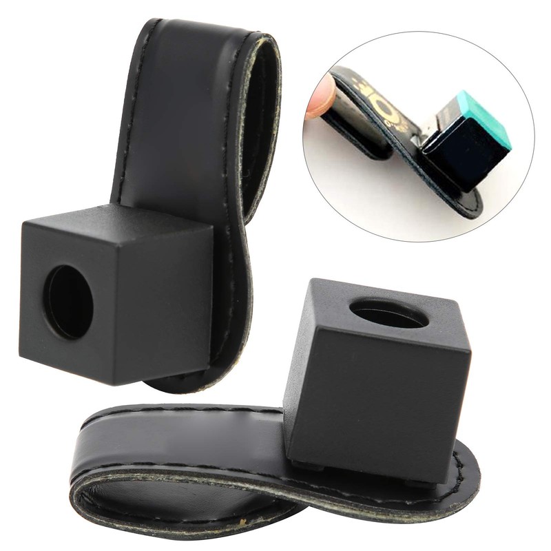 MUNEFE Chalk Holder Billiard,Cues Chalk Box,Pool Cues Chalk Holder for