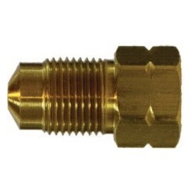 Midland Industries 12327 Adapter, 3/16 in Tube OD x M12 Bubble Male Threaded, Brass