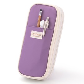 EASTHILL Big Capacity Pencil Case Large Pencil Pouch Stationery Pen Bag for Teen Girls, Purple, pencil case