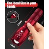 Victoper LED Flashlight 2 Pack Red, Bright High Lumens Tactical