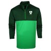 Malham Men's Rugby Shamrock 1/4 Zip Mock Neck (XXL) Green
