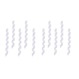 10pcs Bicycle Cable Spiral Protective Cover for Bicycle Wear Resistant Pipe Protection (White)