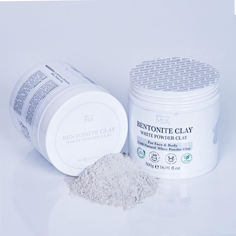 By Mia Face & Body Bentonite Clay | White Powder