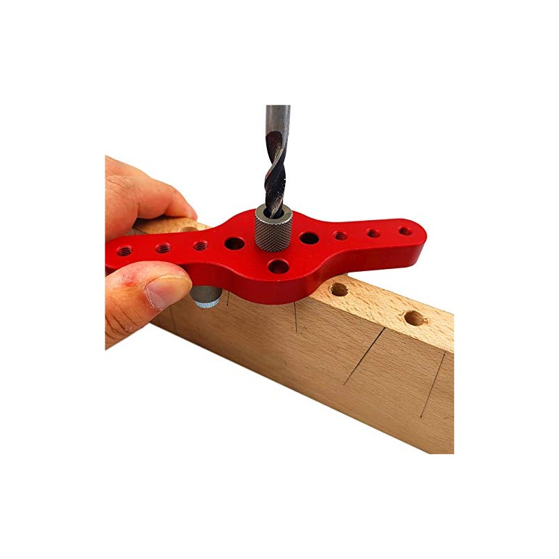 CarAngels Center Opening Drill Guide, Dowel Drilling Guide, Jig Adjustable,