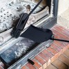 AMAGABELI Metal Fireplace Ash Shovel and Brush Set Accessories 32''