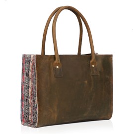 16" Leather Shoulder Bag Tote for Women Satchel Purse Travel Bag shopping Carry Messenger Multipurpose Handbag