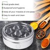 Nature's Own Indian Spice Box - 7 Containers, Stainless Steel