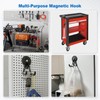 2-Pack Large Heavy-Duty Magnetic Garage Hooks - Strong Magnetic Tool