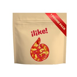 Peach Rings Gummy Candy 1-Pound Bag | Chewy Sweet and Sour Candy | Peach Gummies for Snacking, Dessert Topping, Parties & Buffet Tables | Classic Gummy Rings
