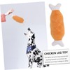 Levemolo Dog Chew Toy Squeaky Plush Chicken Drumstick for Dogs