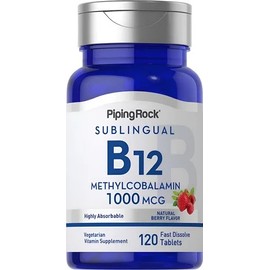 Vitamina B12 1000mcg (120 Softgels) Piping Rock Hecho En Usa