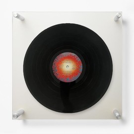 Vinyl Record Wall Mount Display, Acrylic Album Sleeve (7 Inch, 1, Count)