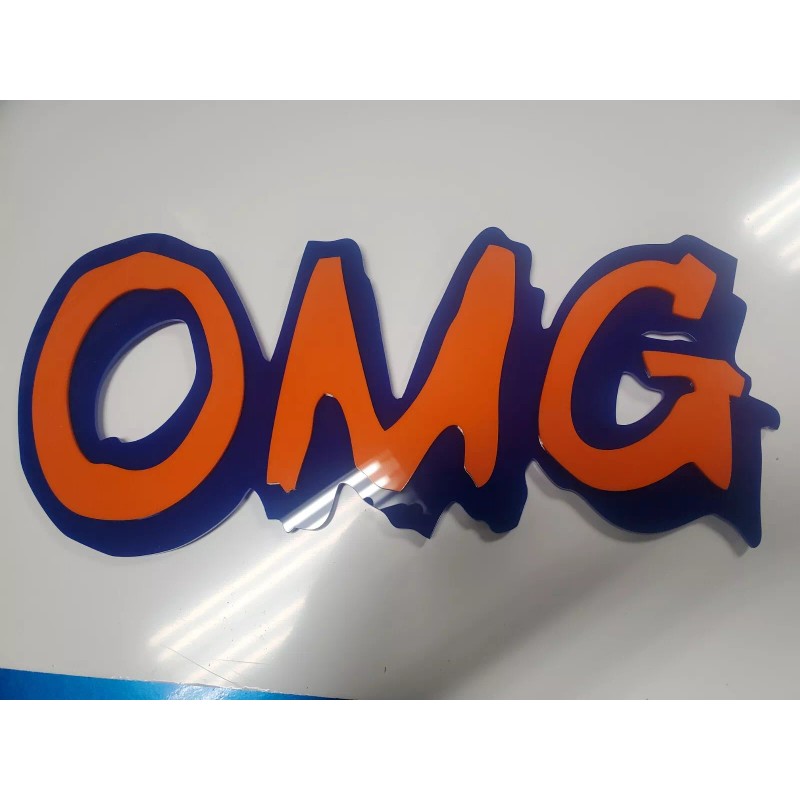 12 CUSTOM ORDER OMG Mets baseball 3D SIGN ART 12
