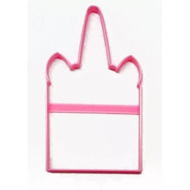 AJT UNICORNS THEME 1ST FIRST BIRTHDAY UNICORN FACE FRAMES COOKIE CUTTER PR1428