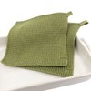 Ecovask Pot Holders Two Pack Organic Cotton, Sea Foam