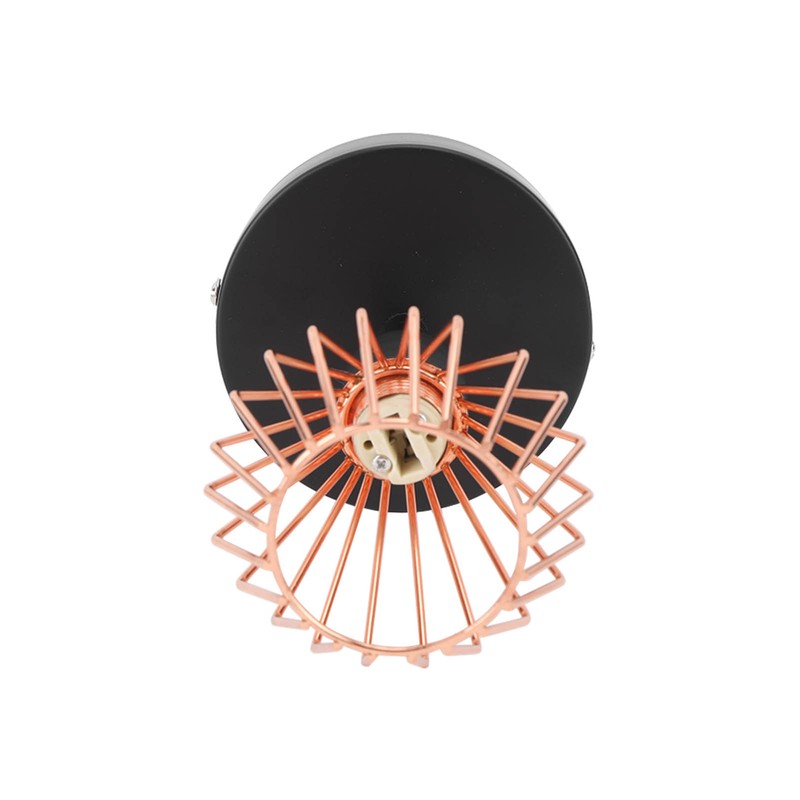 Wall Mounted Lamp Holder 180 Degrees Adjustable Metal Wall Lamp