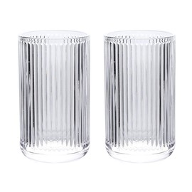 Gaolinci 2 Pcs Glass Tumbler Cup,Toothbrush Holder, Bathroom Cups, 13 oz