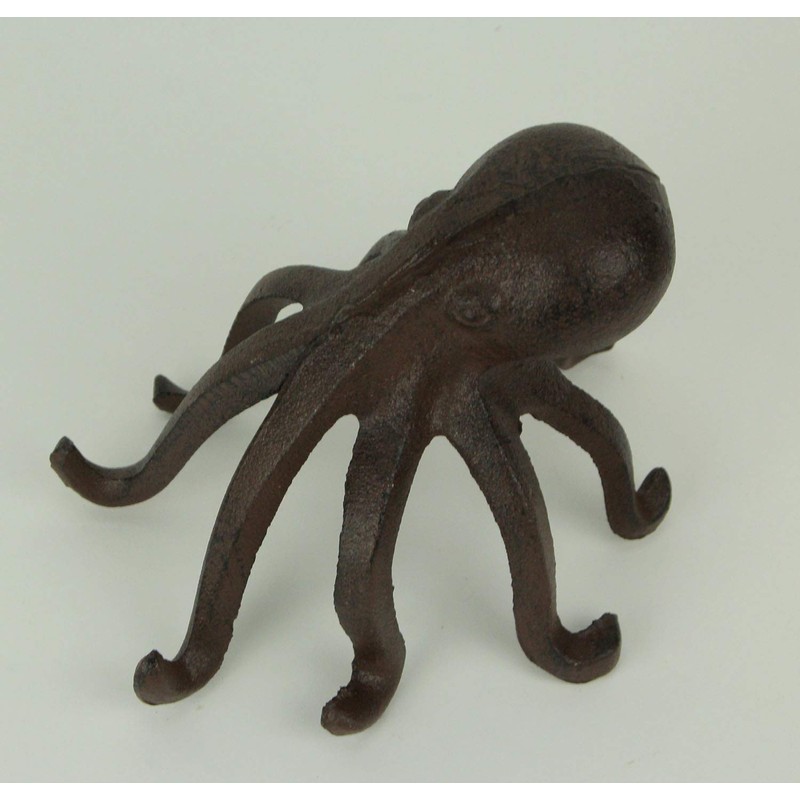 Soporte de teléfono celular de hierro fundido con pulpo